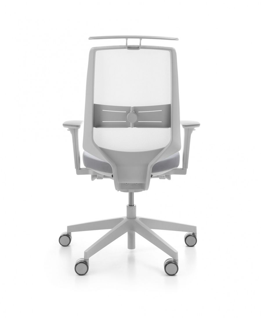PROFIM - LIGHT UP Fotel obrotowy biurowy gabinetowy 250S | Oparcie siatkowe | Mechanizm synchro