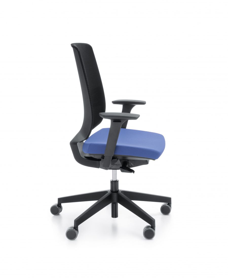 PROFIM - LIGHT UP Fotel obrotowy biurowy gabinetowy 250SFL | Oparcie siatkowe | Mechanizm Synchro | Siedzisko wysuwane | Pochylenie oparcia i siedziska