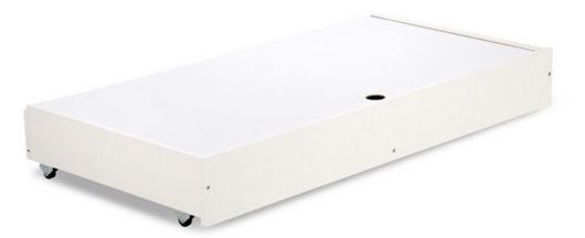 KLUPŚ - OLIVIA Szuflada do łóżeczka 140×70 Biel