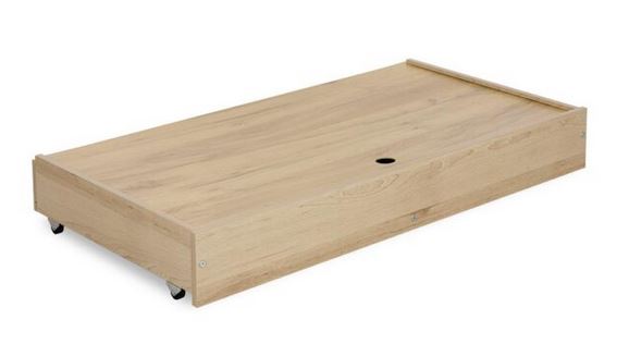 KLUPŚ - OLIVIA Szuflada do łóżeczka 140×70 Buk