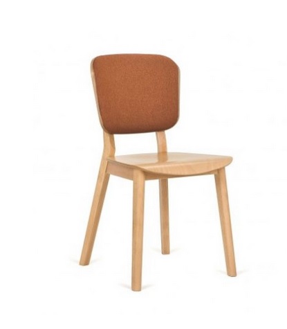 PAGED - LOF Krzesło A-4282 | Siedzisko twarde | Oparcie tapicerowane | Buk | Kont.