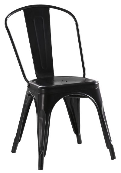 FURNITEX - LOFT Krzesło | Czarne