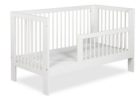 KLUPŚ - OLIVIA Łóżeczko dziecięce 140×70 Biel