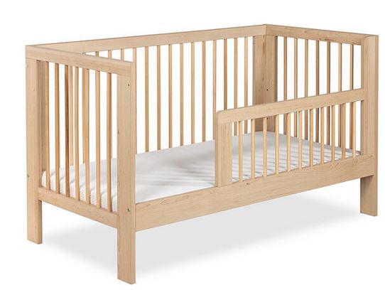 KLUPŚ - OLIVIA Łóżeczko dziecięce 140×70 Buk