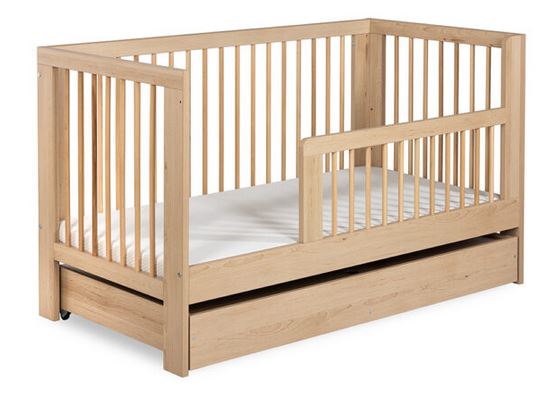 KLUPŚ - OLIVIA Szuflada do łóżeczka 140×70 Buk