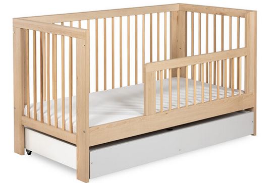 KLUPŚ - OLIVIA Łóżeczko dziecięce 140×70 Buk