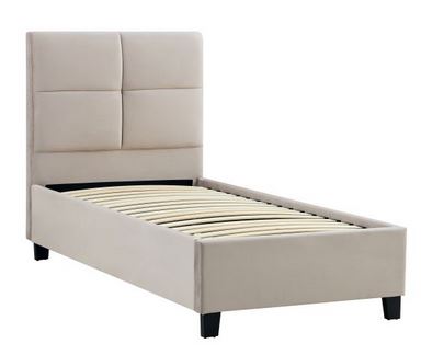 FURNITEX - LT2-FX Łóżko 90x200 | Beż | DOSTĘPNY OD RĘKI