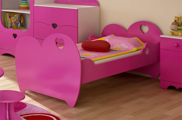 BabyBest - ROMANTIC Łóżko 180x90 L-RM II