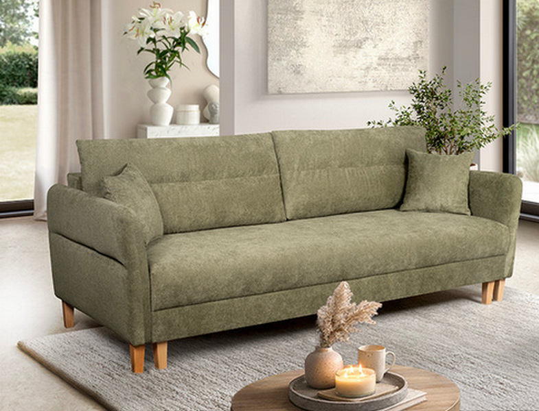 WERXAL - MILA Kanapa z funkcją spania i pojemnikiem na pościel