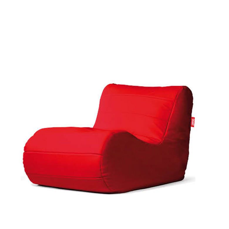 GIGANT PUFA - Fotel MILANO czerwony