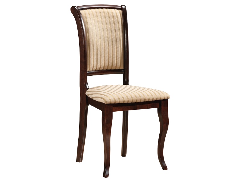 SIGNAL - MN-SC Krzesło | Tkanina | Wzór T19 | Drewno ciemny orzech