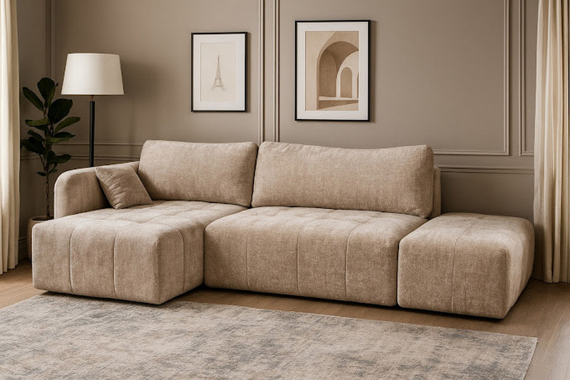 WERXAL - MOLTO Narożnik z funkcją spania i pojemnikiem