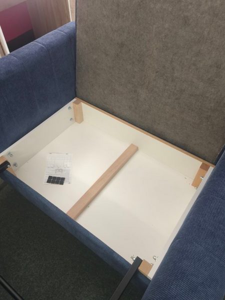 WERXAL - VELO I Sofa z funkcją spania i pojemnikiem na pościel | DOSTĘPNA OD RĘKI