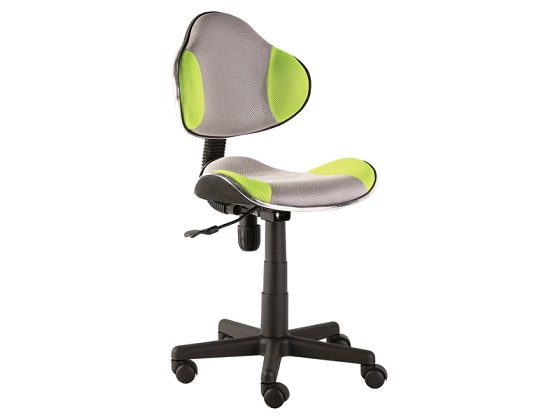 SIGNAL - Fotel obrotowy Q-G2 | Zielony | Szary