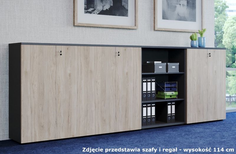 AMS Meble Biurowe - Szafa Aktowa RG9 P/L | 5OH | 60x60x184h