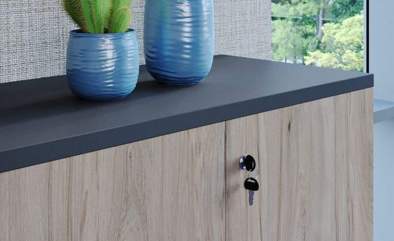 AMS Meble Biurowe - Szafa Aktowa RG9 P/L | 5OH | 60x60x184h