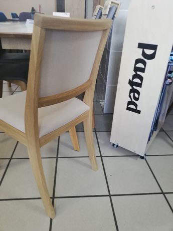 PAGED - RENO Krzesło dąb | Dąb naturalny matowy (F00) | Tkanina Matt Velvet 08 | 6 sztuk | DOSTĘPNE OD RĘKI
