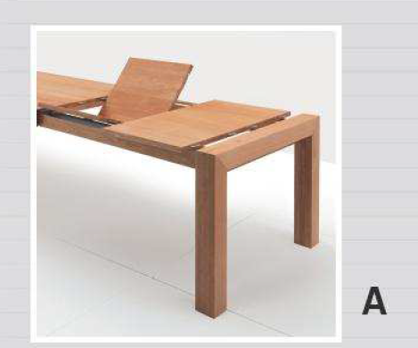 KLOSE - Stół T7 A | Fornir | Funkcja A | 180x90+2x50