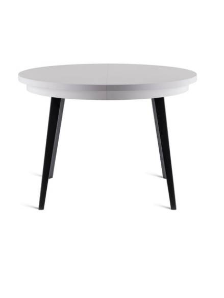 HALEX - SILVIO 05 Stół | Buk biały | Metal czarny