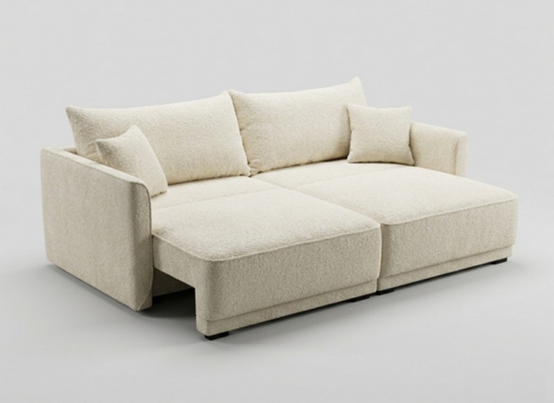 MEBLE BEST - SOHO BIG MINI Sofa 3DL z funkcją spania i pojemnikiem | DOSTĘPNA OD RĘKI