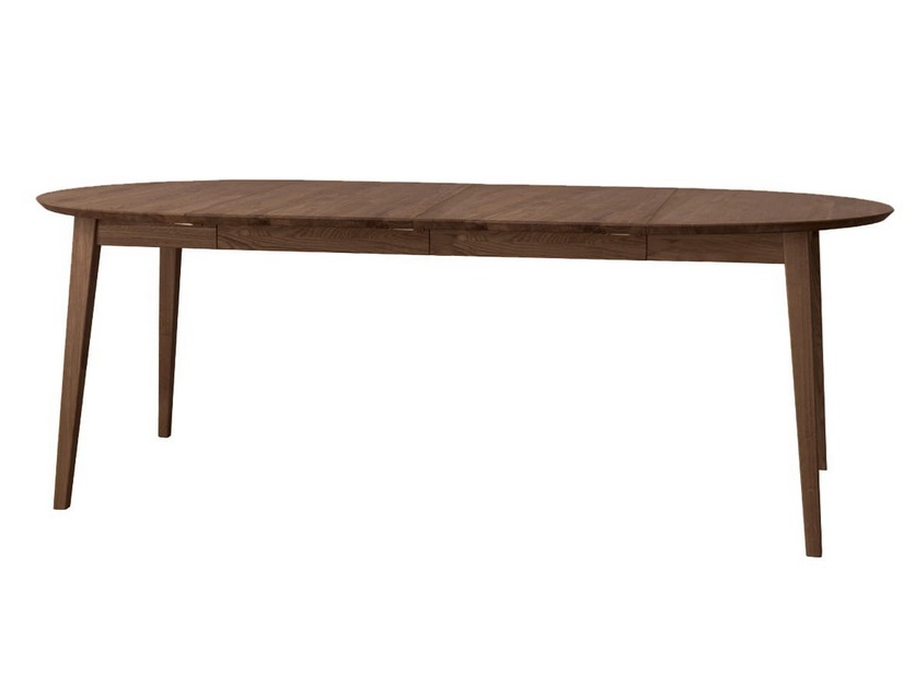 KATMANDU MEBLE - ORBETELLO Stół okragły rozkładany 90-190 | Tabacco | KULSR902x50T