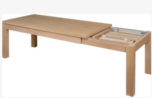 ORTUS - ROYALINE S11 Stół rozkładany | Dąb drewno lite | 180-260x90x78 | FM wkładka motylkowa frontowa