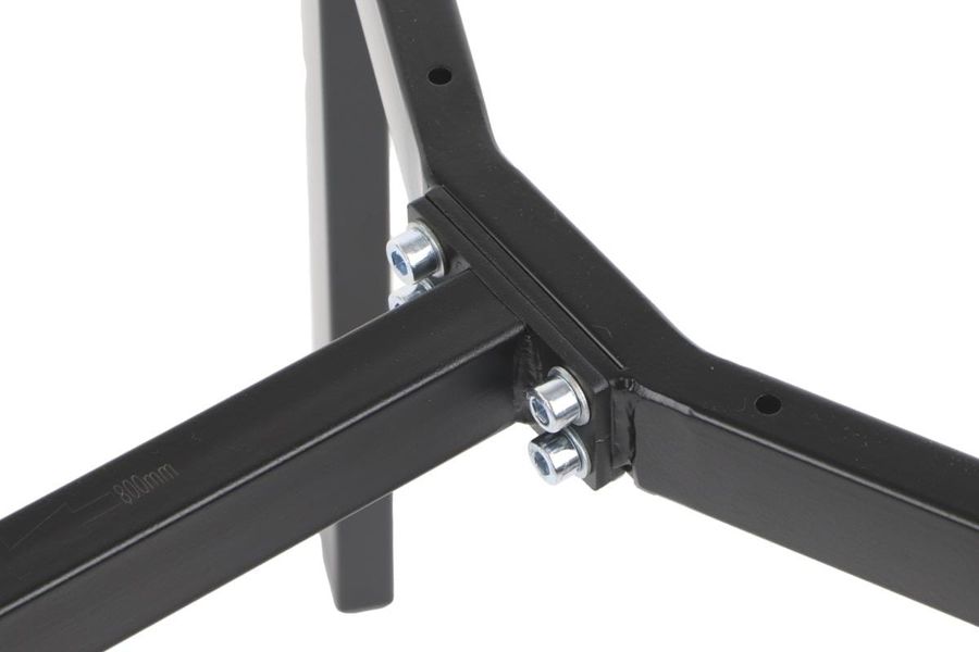 STEMA - Stelaż do stołu lub ławy NY-L01 | Czarny | Rozsuwana belka 79-109 cm | Wysokość 42 cm