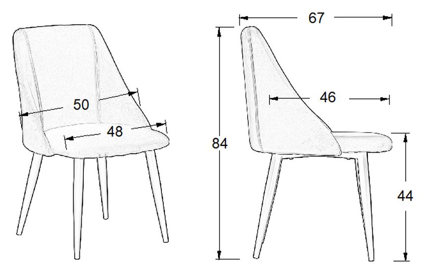 STEMA - Krzesło CN-6030 | Szary