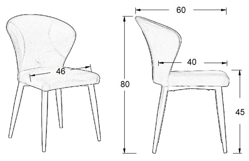 STEMA - Krzesło CN-6080 | Zielony