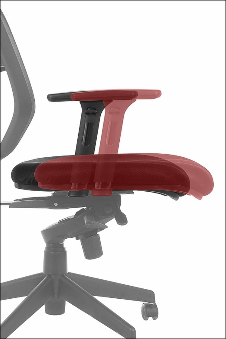 STEMA - Fotel obrotowy HN-5038 | Szary | Z wysuwem siedziska