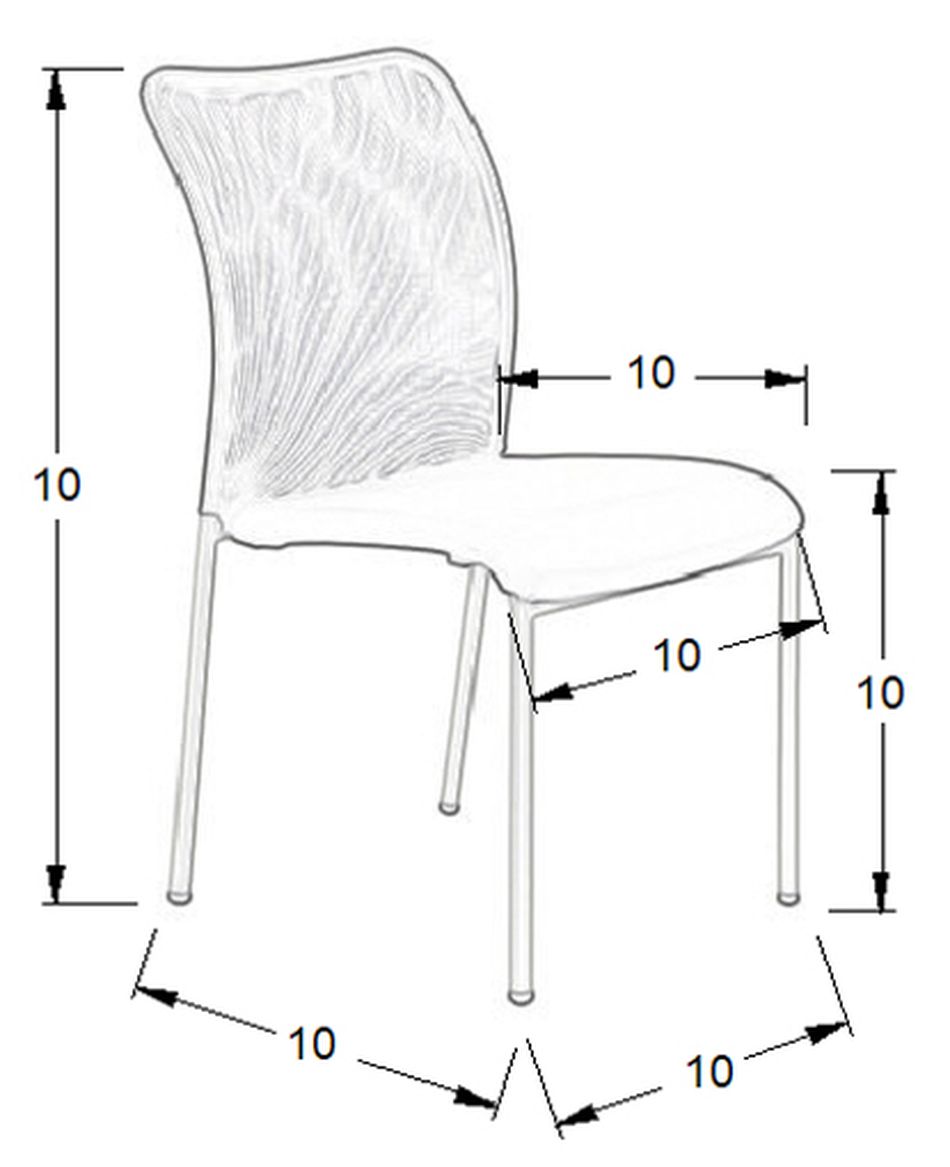 STEMA - Krzesło konferencyjne HN-7502/A | Grafit | Aluminium