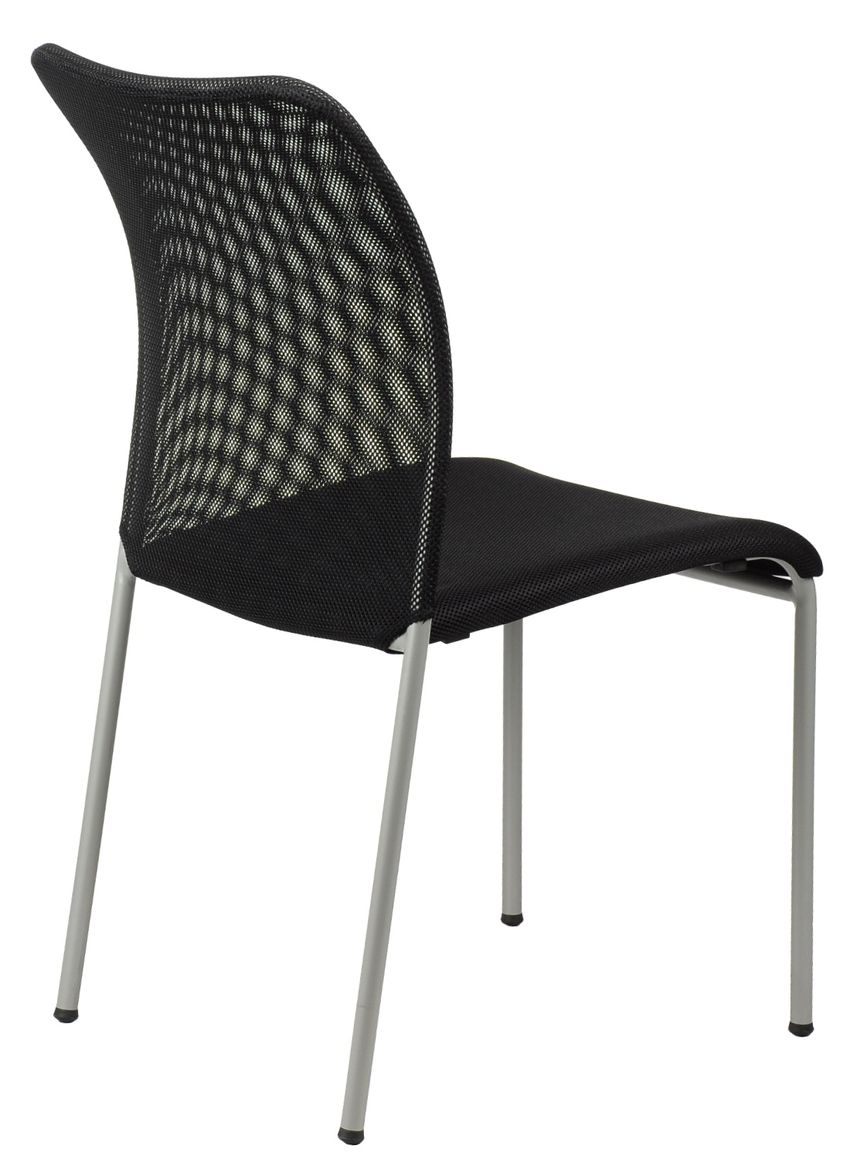 STEMA - Krzesło konferencyjne HN-7502/CH | Czarny | Chrom
