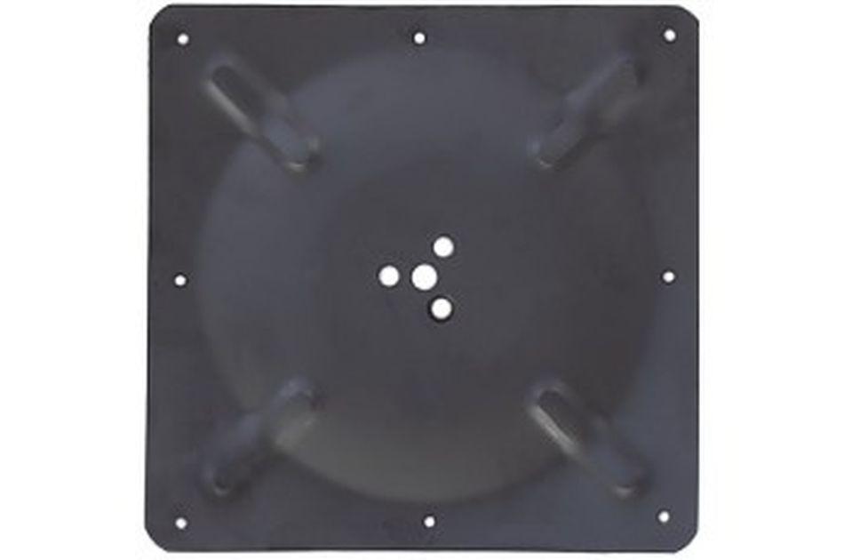 STEMA - Podstawa do stolika SH-3018-1/S | Mocowana do podłoża | Szczotkowana | Wysokość 72,5 cm