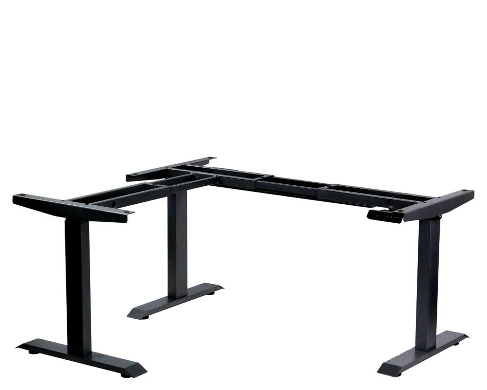 STEMA - Stelaż do biurka lub do stołu UT04-3T/90A/B | Elektryczna regulacja wysokości | 61,5 - 126,5 cm