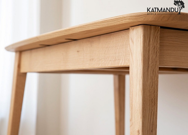 KATMANDU MEBLE - ORBETELLO Stół prostokątny rozkładany 120-165x80 | Dąb | KULSR12045