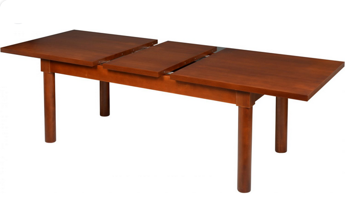 ORTUS - ROYALINE S11 Stół rozkładany | Dąb drewno lite | 180-270x90x78 | SZ wkładka zwykła środkowa