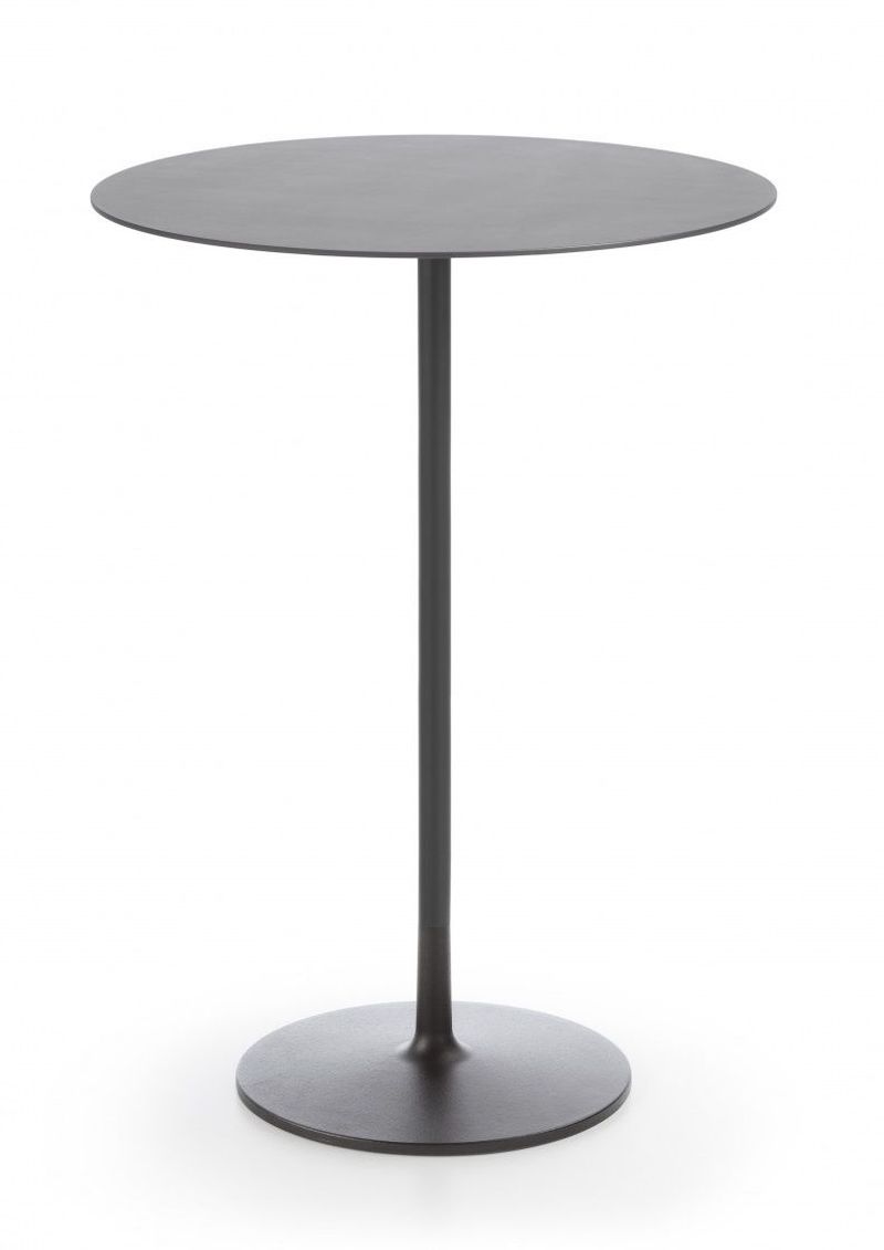 PROFIM - CHIC Stolik Restauracyjny RR10 | Okrągły | Wysokość 110 cm | Baza Żeliwna Czarna