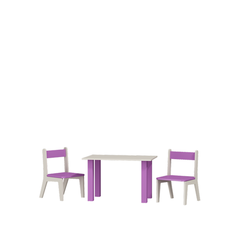 BabyBest - CLASIC Stolik i dwa krzesełka komplet SiK
