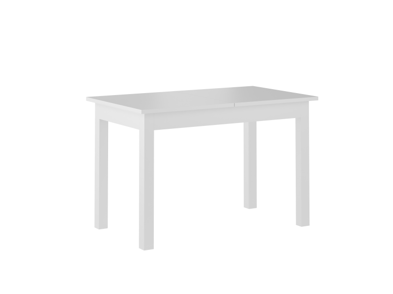 FURNITEX - ST2-FX Stół | Rozkładany | 120-160x70x76 | Biały
