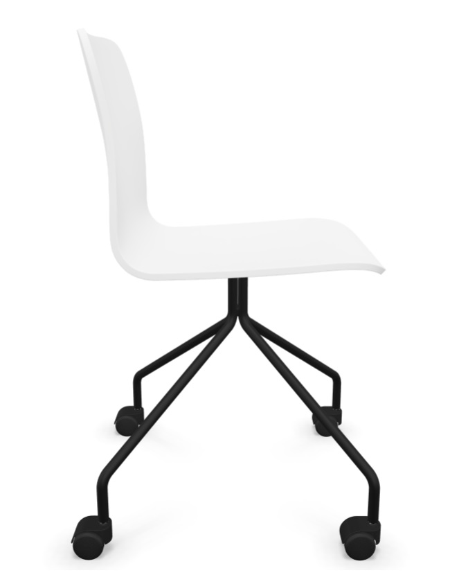 NOWY STYL - VAPAA Krzesło Ramowe FRAME CHAIR 4S W | Sklejka bukowa / Bejcowana / Laminowana | Bez podłokietników