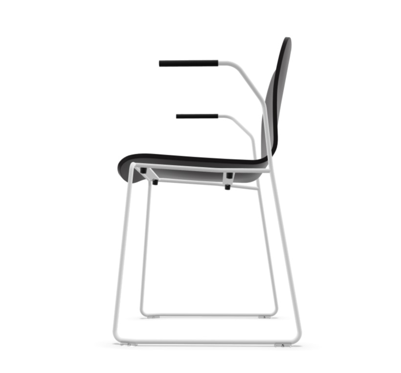 NOWY STYL - VAPAA Krzesło Ramowe FRAME CHAIR CFS W | Sklejka bukowa / Bejcowana / Laminowana | Podłokietniki