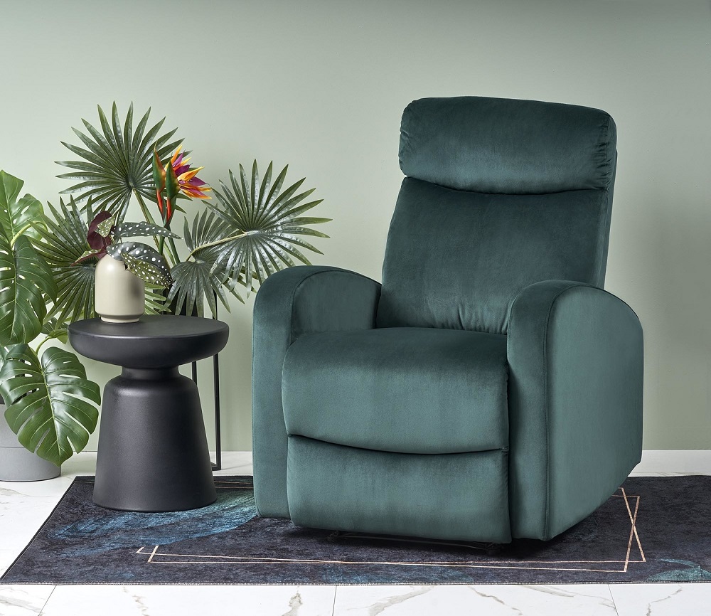 HALMAR - WONDER Fotel rozkładany | c.zielony