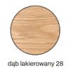 Drewniana Dąb lakierowany 28